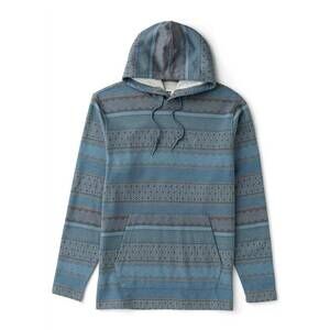 NEW VISSLA men's headlands pullover hoodie in blue haze